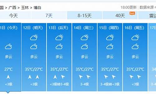 博白天气预报15天30天_博白天气预报30天查询